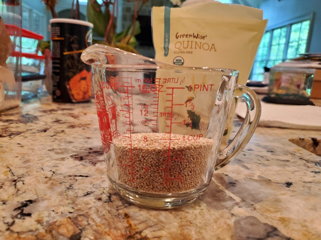 how to wash, measure and cook quinoa using the stove top method