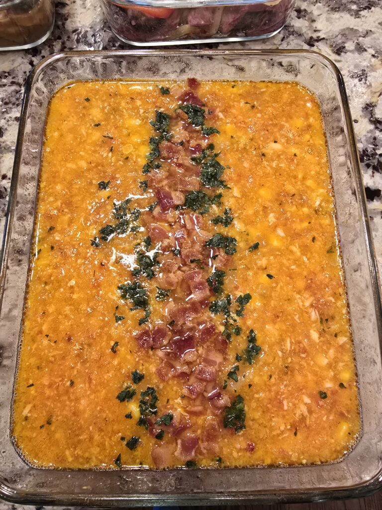 Mexican chicken corn soup prepared by personal chef in Buckhead Atlanta