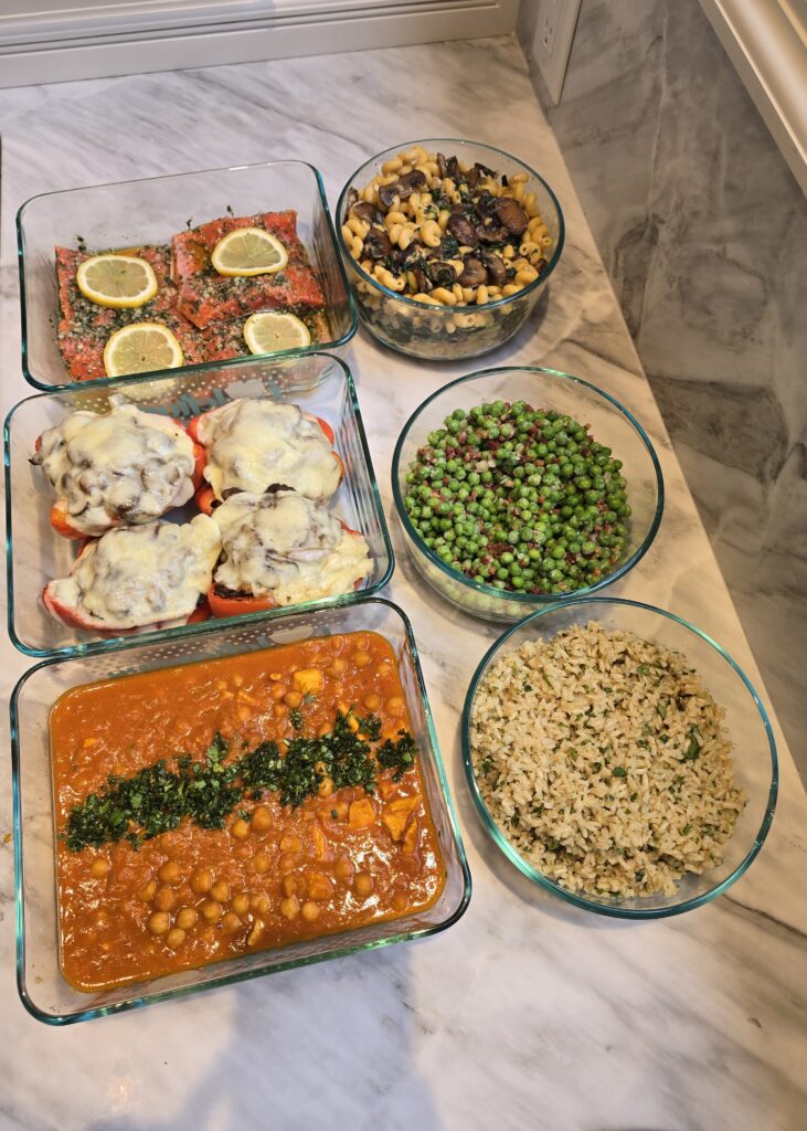 Personal chef preparing meals in-home in Atlanta kitchen