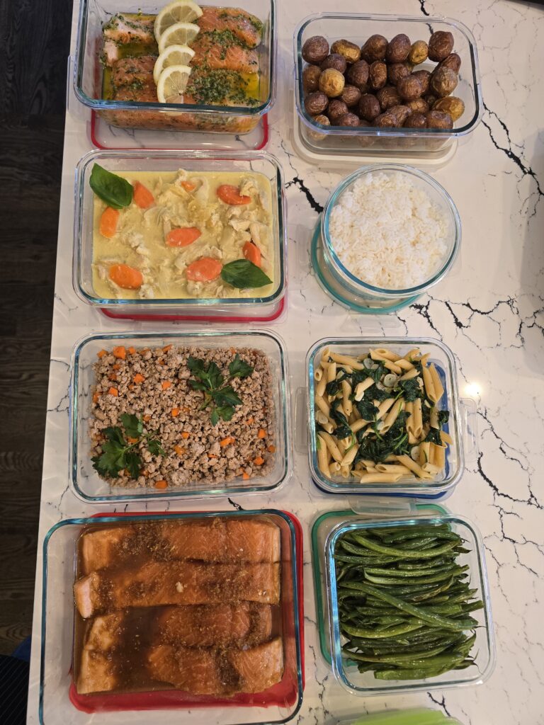 Freshly prepared customized meals by Stovetop Solutions, an in-home personal chef serving the Atlanta area.